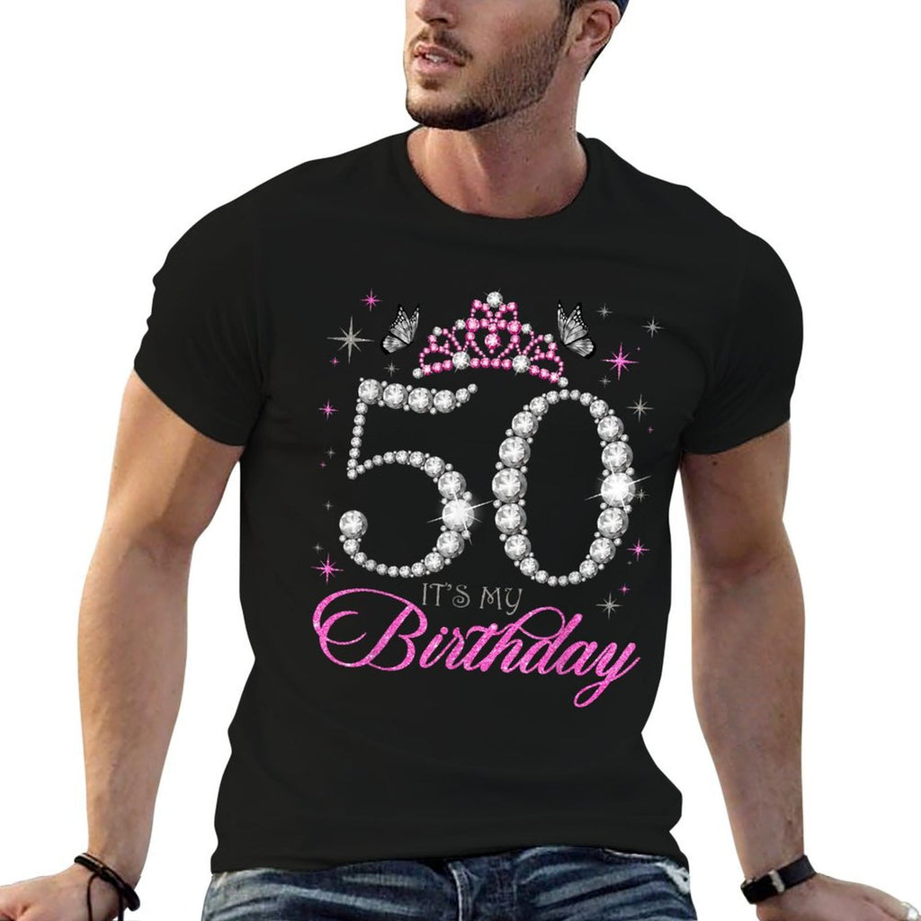50 It's My Birthday 50 Years Old 50th Birthday Party  Relaxed-fit T-Shirt
