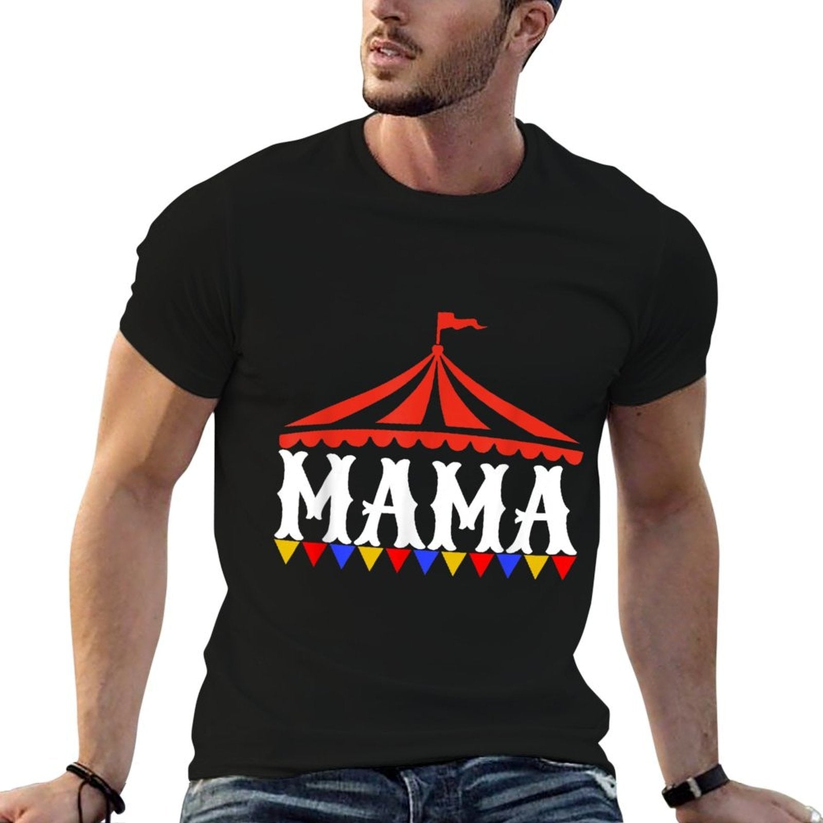Circus Mama of The Birthday Boy & Girl Carnival Family  Soft T-Shirt