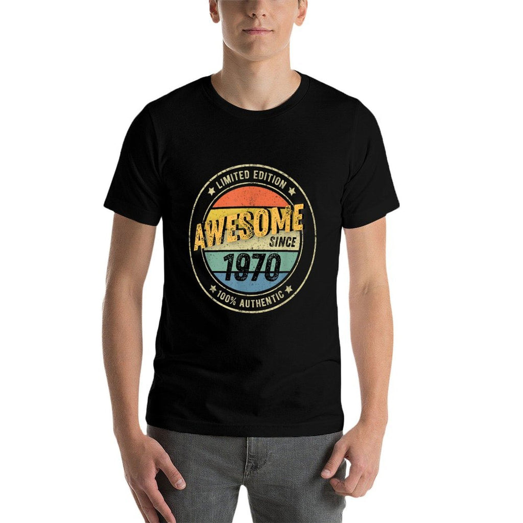 Awesome Since 1970 - 50th Birthday Gift  Odor-resistant T-Shirt
