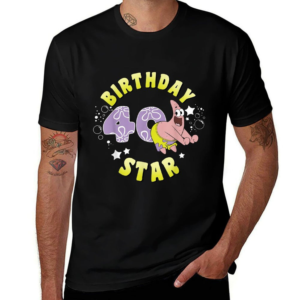 Nickelodeon SpongeBob SquarePants Patrick Star 40th Birthday  Lightweight T-Shirt