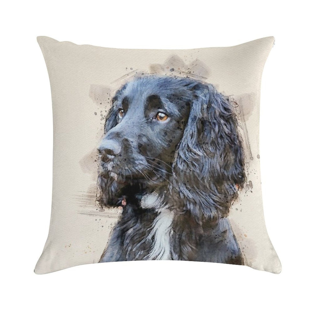 Autumnal Spaniel Soft Decorative Cover Throw Pillow