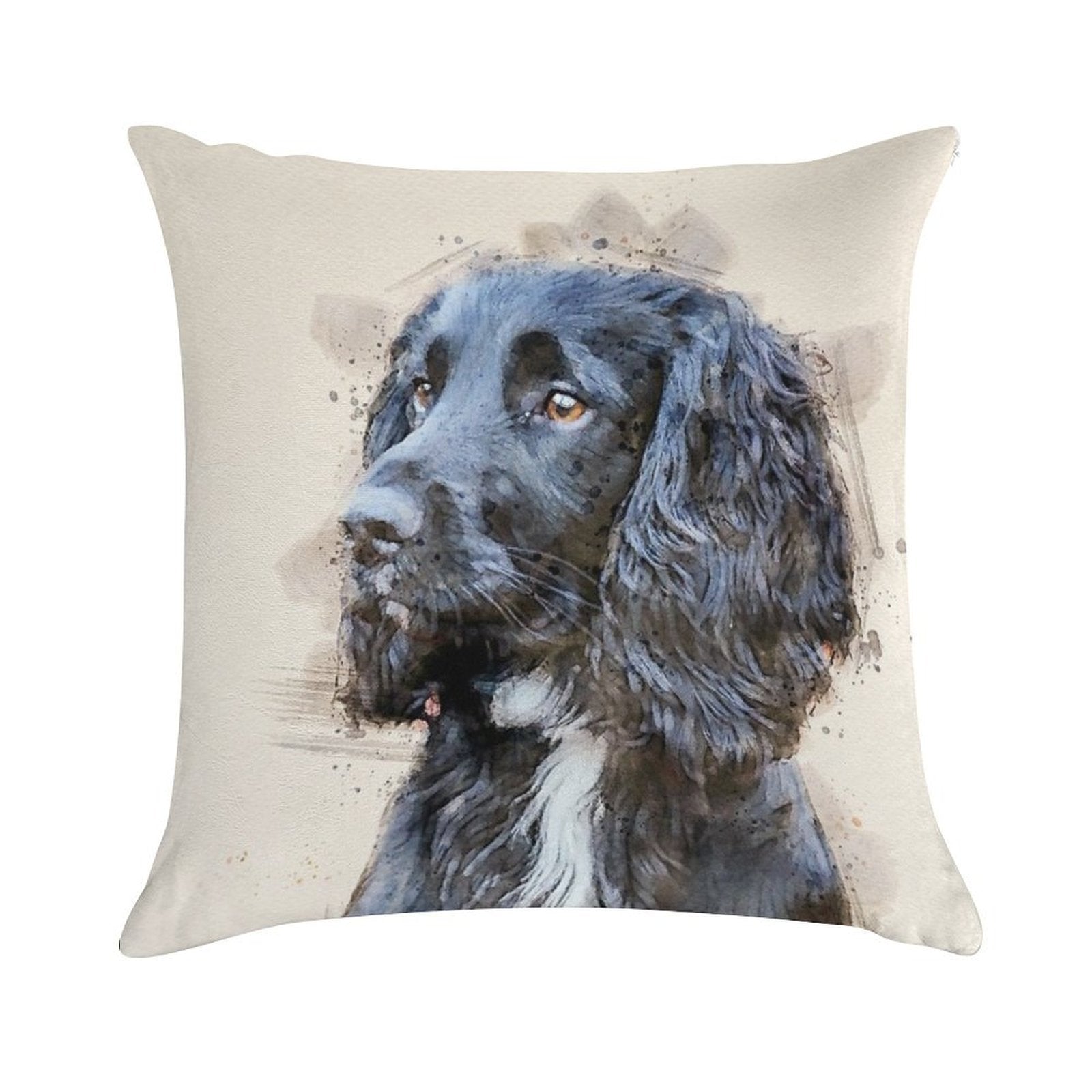 Autumnal Spaniel Soft Decorative Cover Throw Pillow