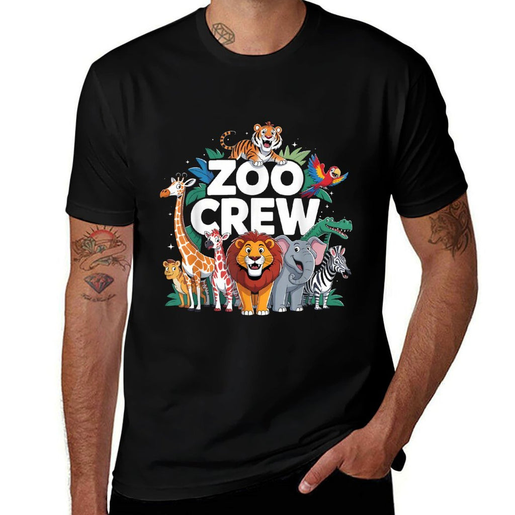 Zoo Crew Jungle Animal Lover Safari Wildlife Zoo Keeper  Classic T-Shirt