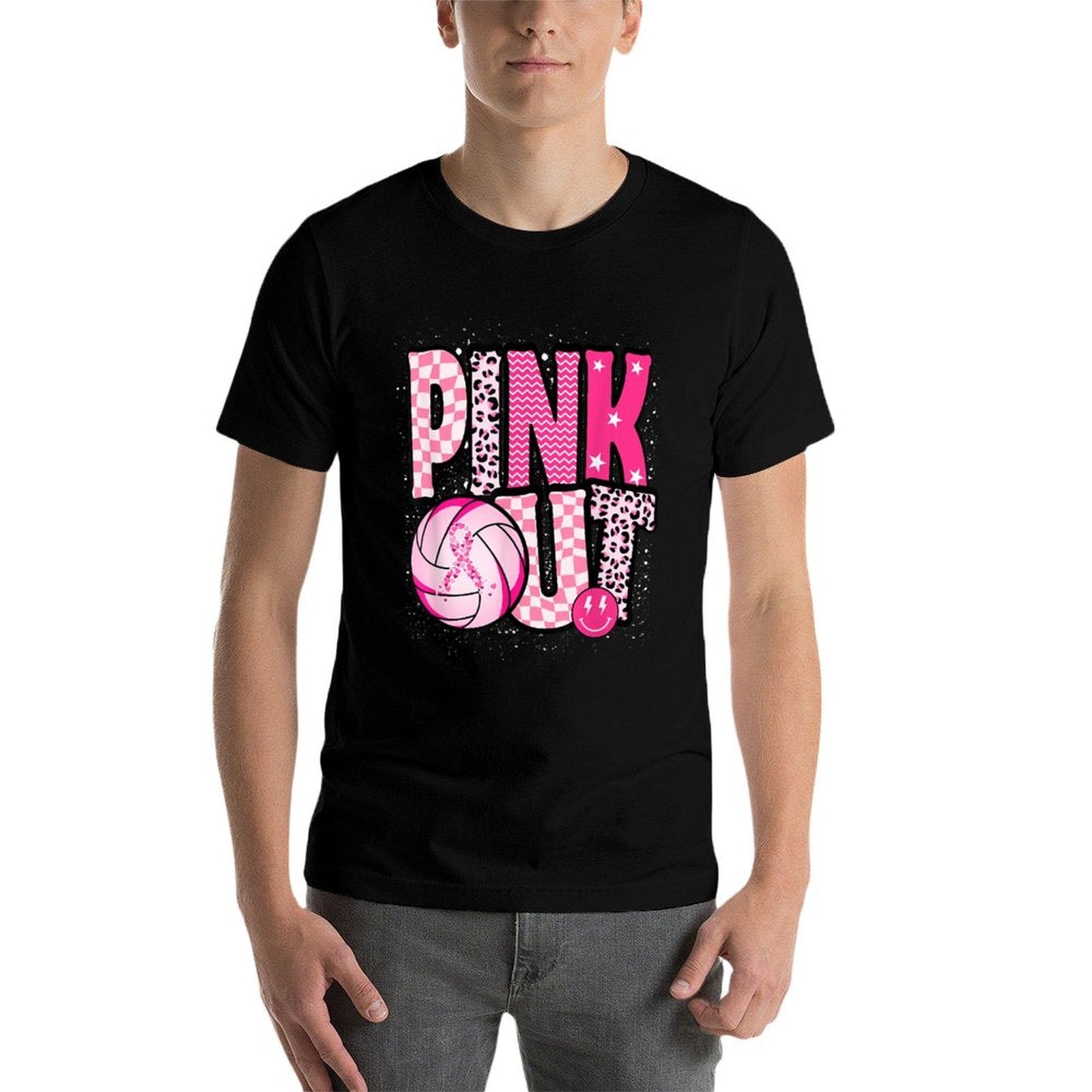 Dig For A Cure Volleyball Pink Out Breast Cancer Awareness  Affordable Price T-Shirt