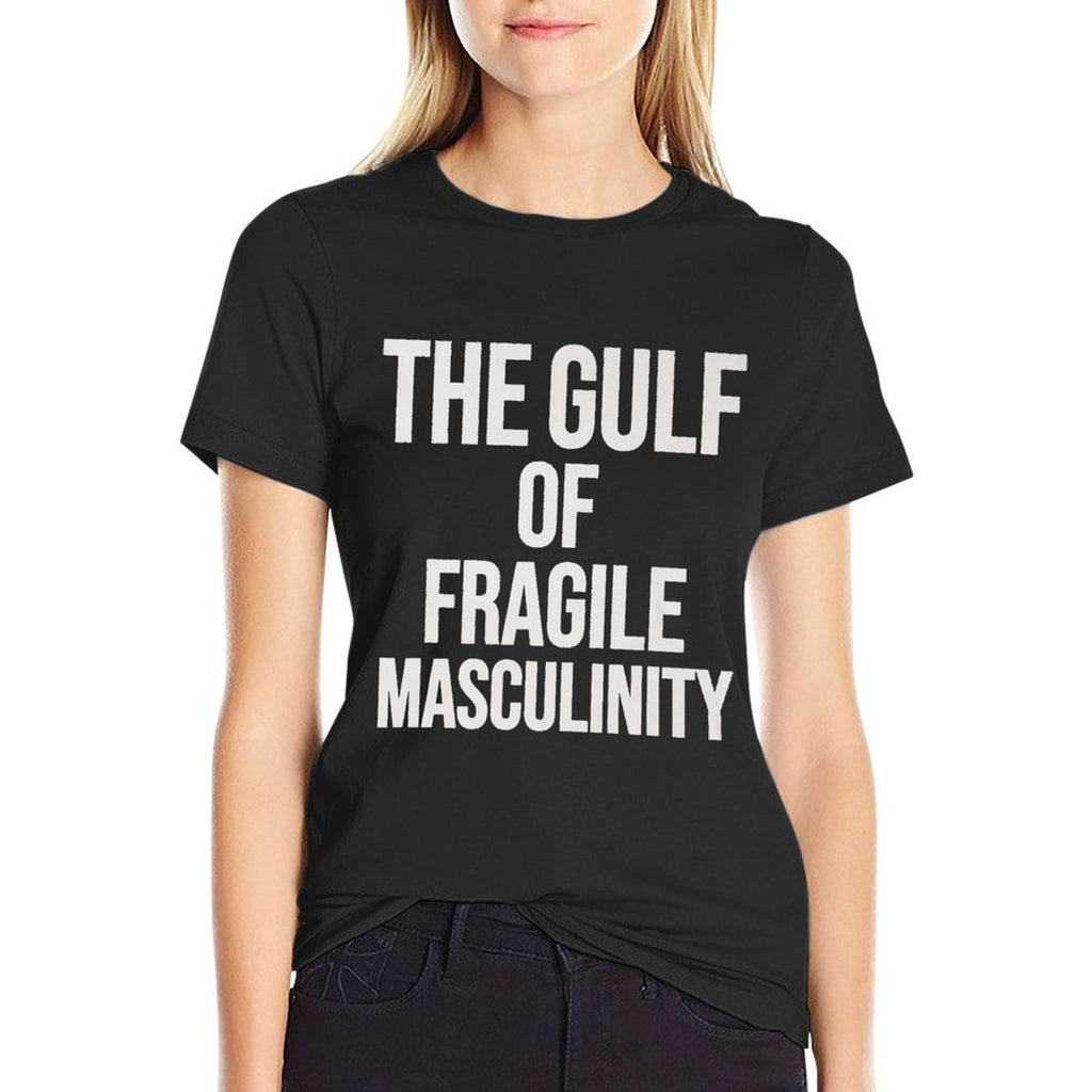 The Gulf Of Fragile Masculinity Funny America Gulf Premium  Heathered Texture T-Shirt