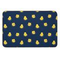 Rubber Ducks - Navy Blue  Easy To Clean Bath Mat