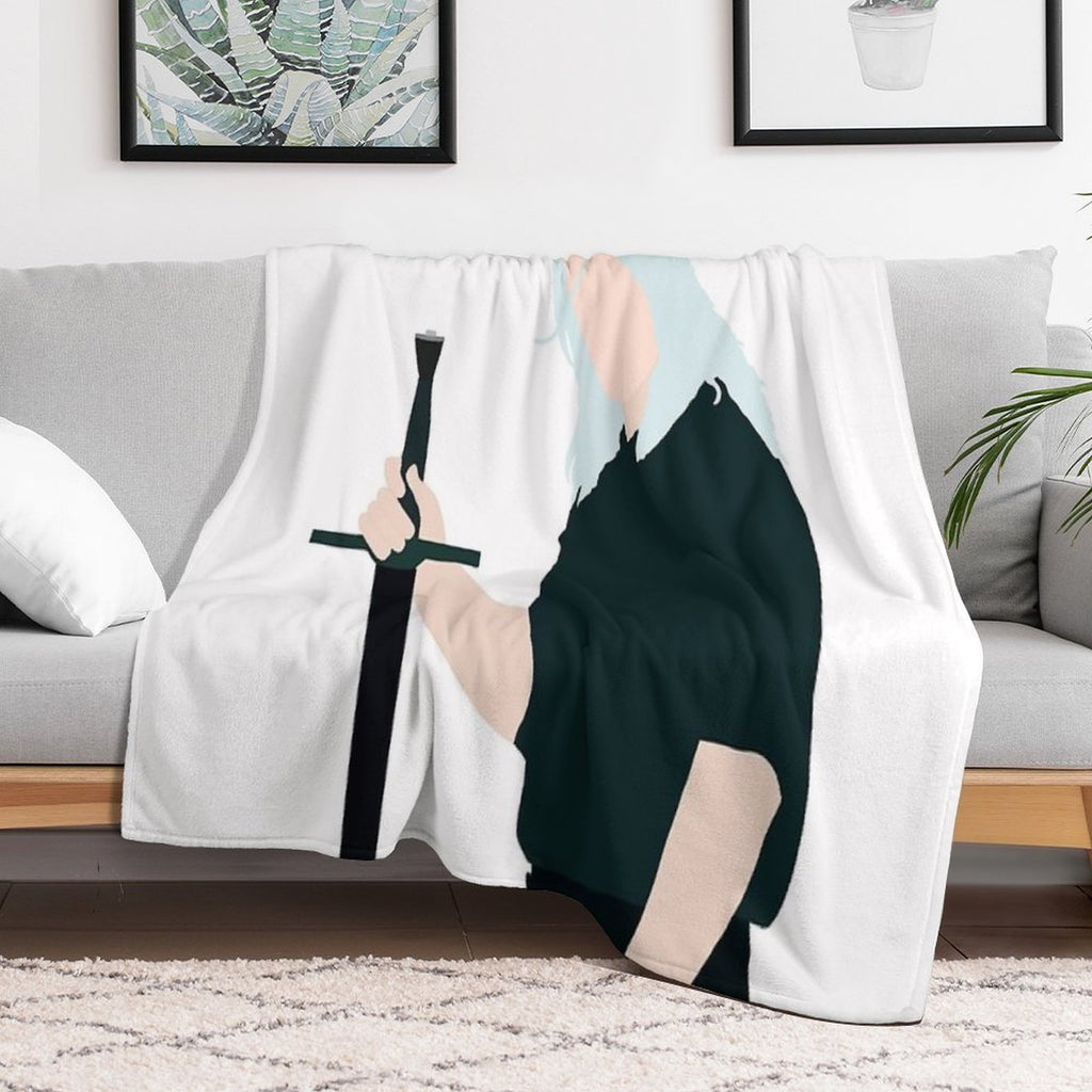 The Witcher  Geralt of Rivia All-season Throw Blanket
