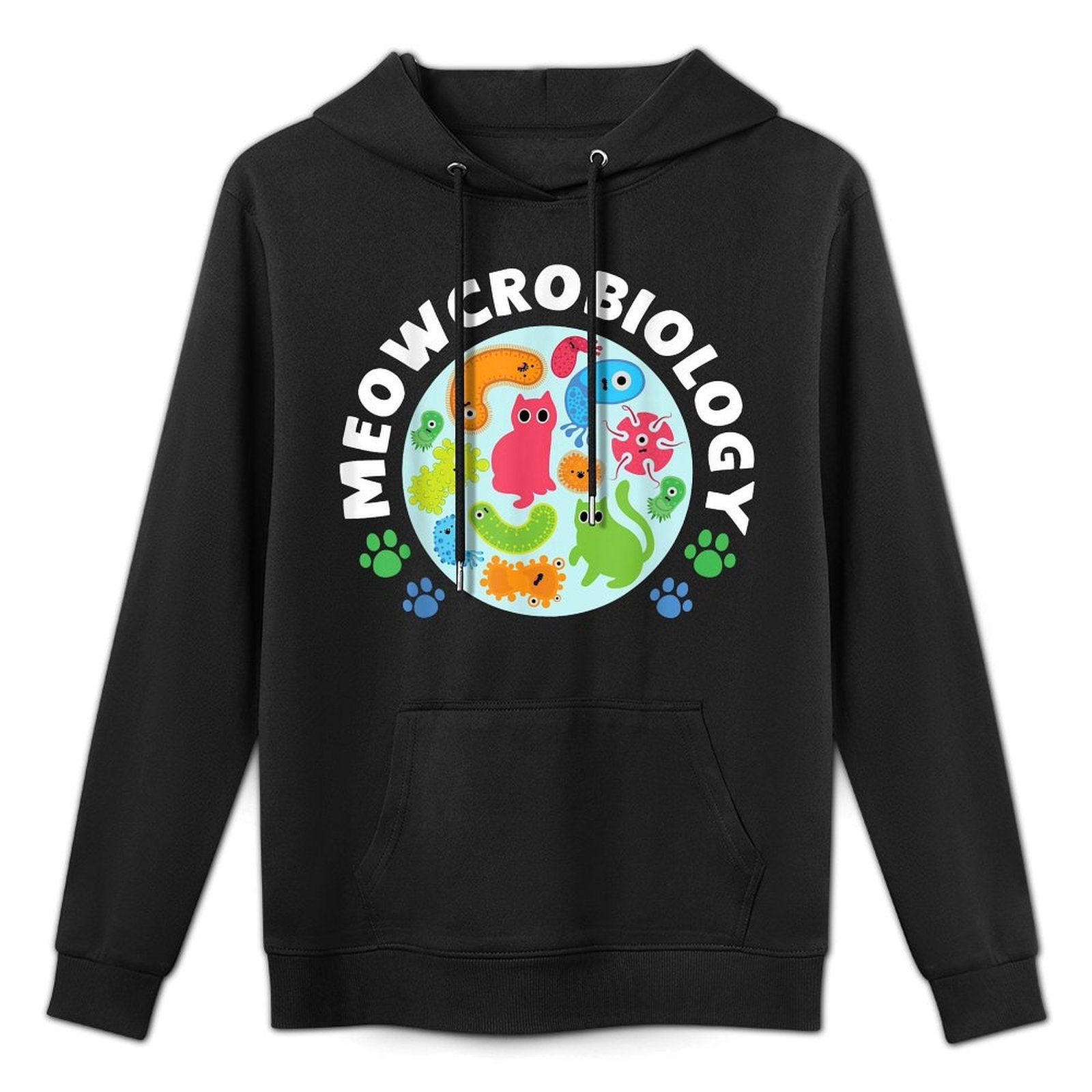 Meowcrobiology Microbiology Cats Science Biology Easy Care Hoodie