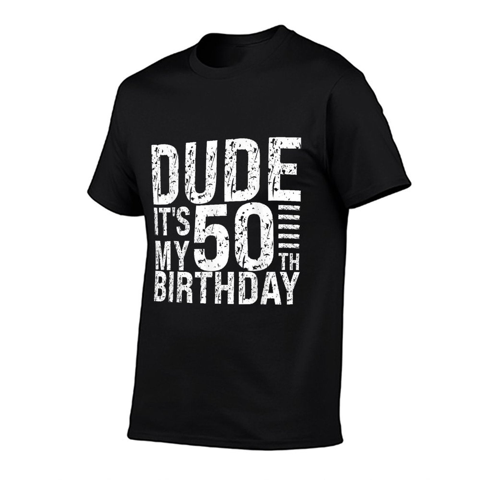 Dude It's My 50th Birthday King OMG 50 Year Old Happy Crown  Slim-fit Cut T-Shirt