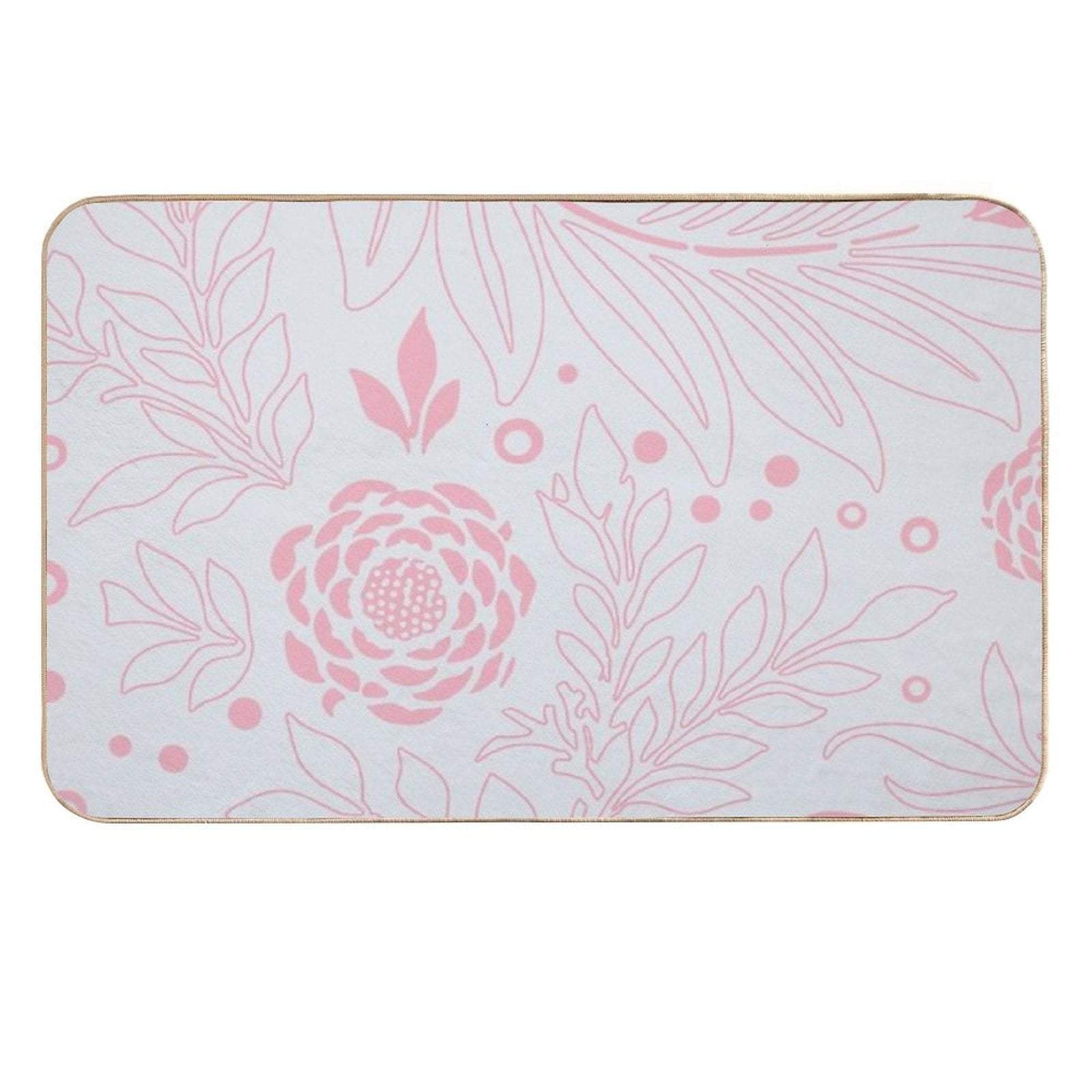 Floral Design 21  Multi-Purpose Bath Mat