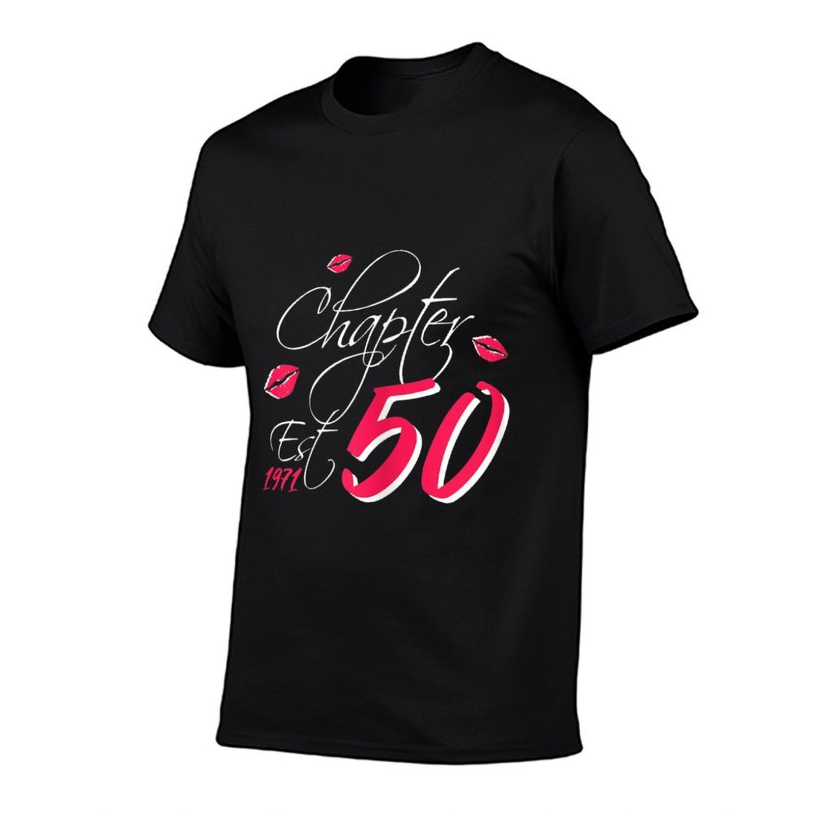 Womens Chapter 50 Est 1971 Women's 50th Birthday Beautiful Design  Easy-care T-Shirt