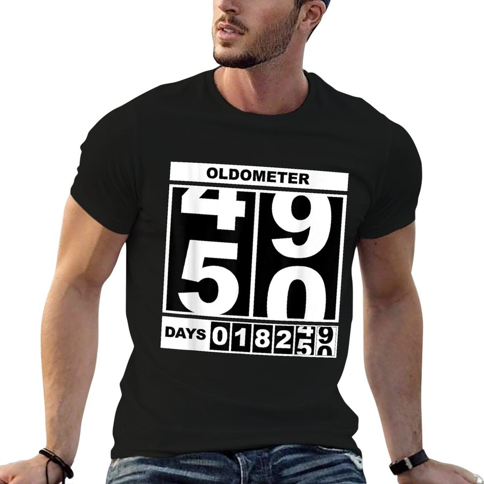 50th Birthday Oldometer  Classic T-Shirt