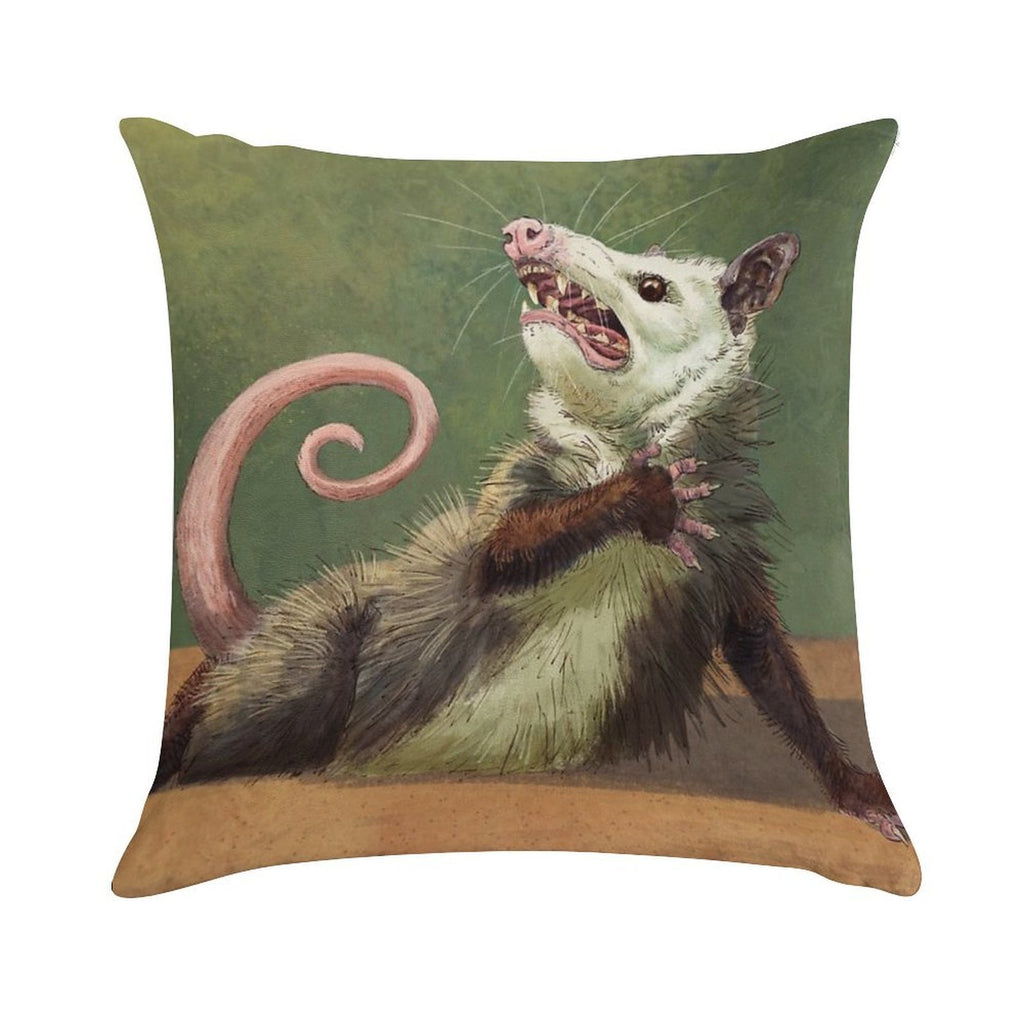 Amateur Opossum Actress Soft Fade-Resistant Throw Pillow