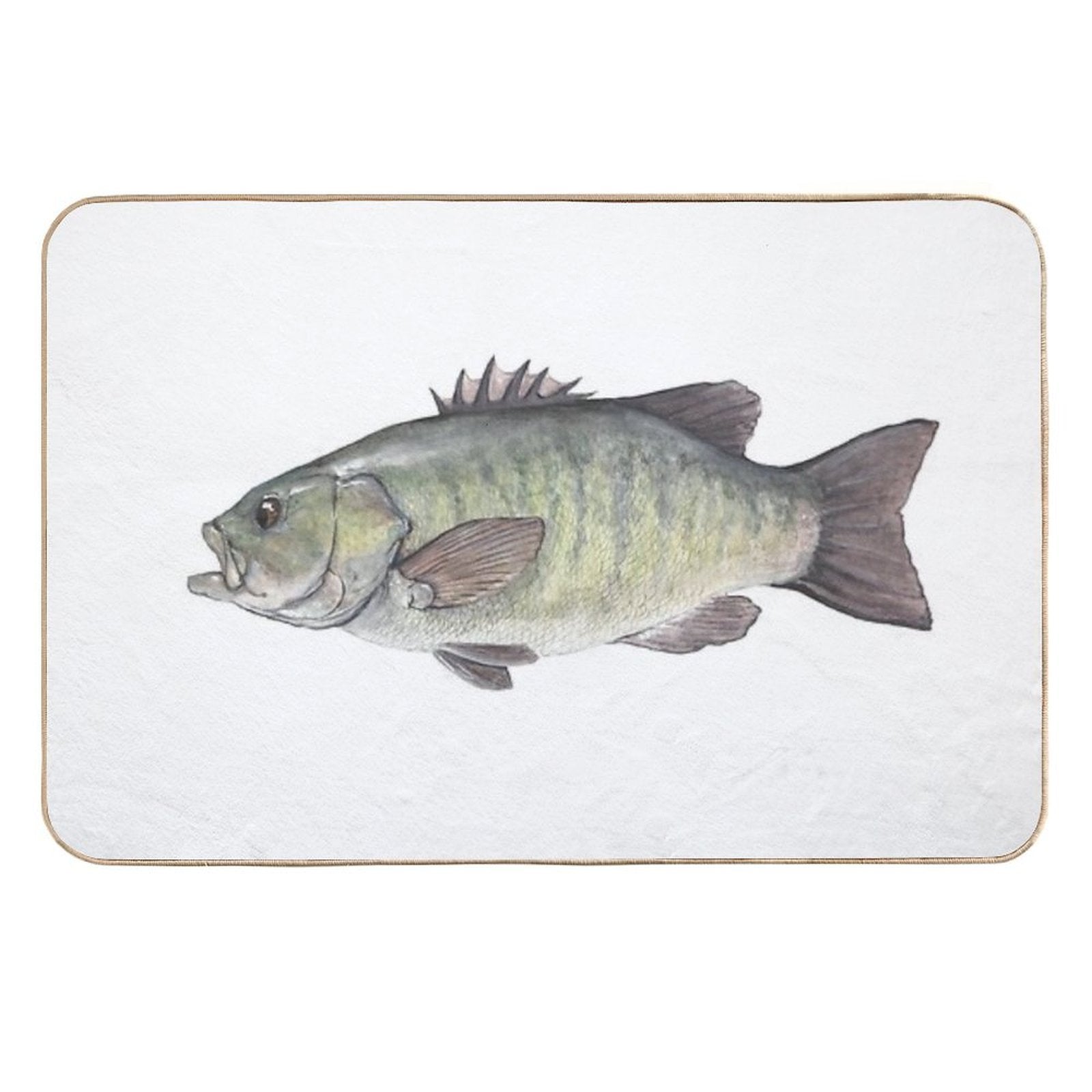 Smallmouth Bass  Multi-Purpose Bath Mat
