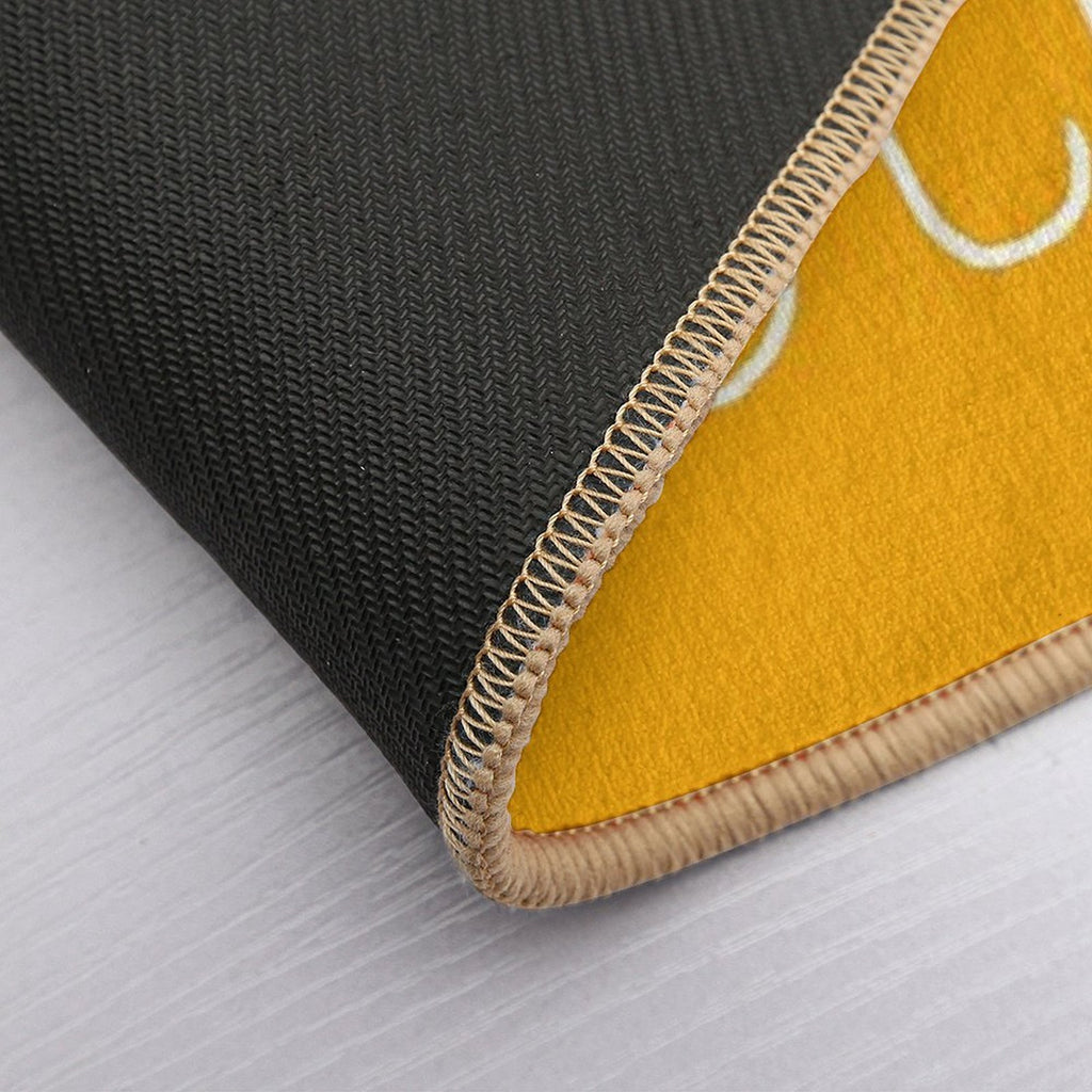 So Fresh And So Clean Yellow  Odorless Bath Mat