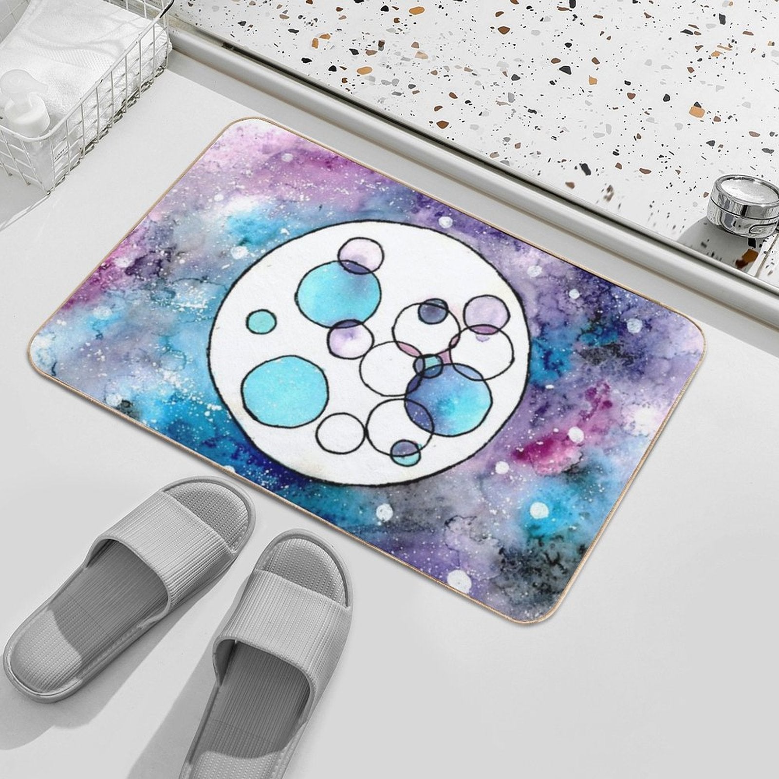 Moon  Easy To Clean Bath Mat