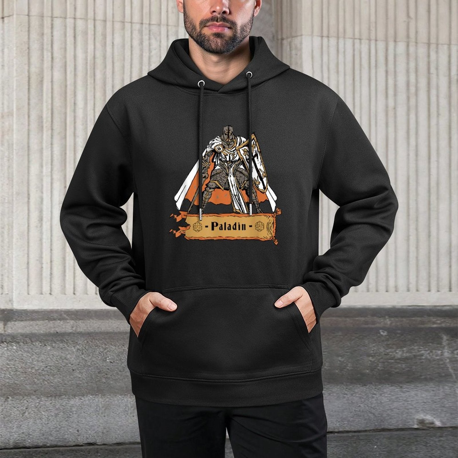 Paladin Knight Medieval Fantasy Art All-Day Comfort Hoodie