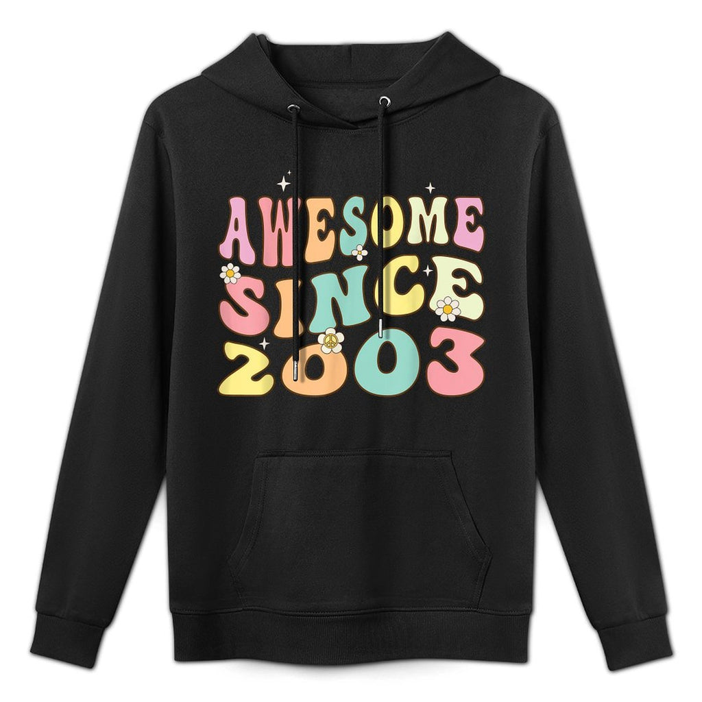 Awesome Since 2003 Groovy 22 Year Old 22nd Birthday Customizable Surface Hoodie