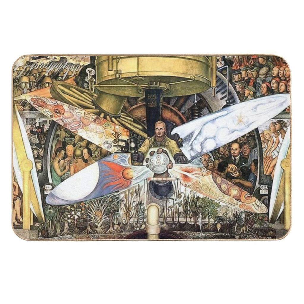 Diego Rivera Famous Paintings  Versatile Bath Mat