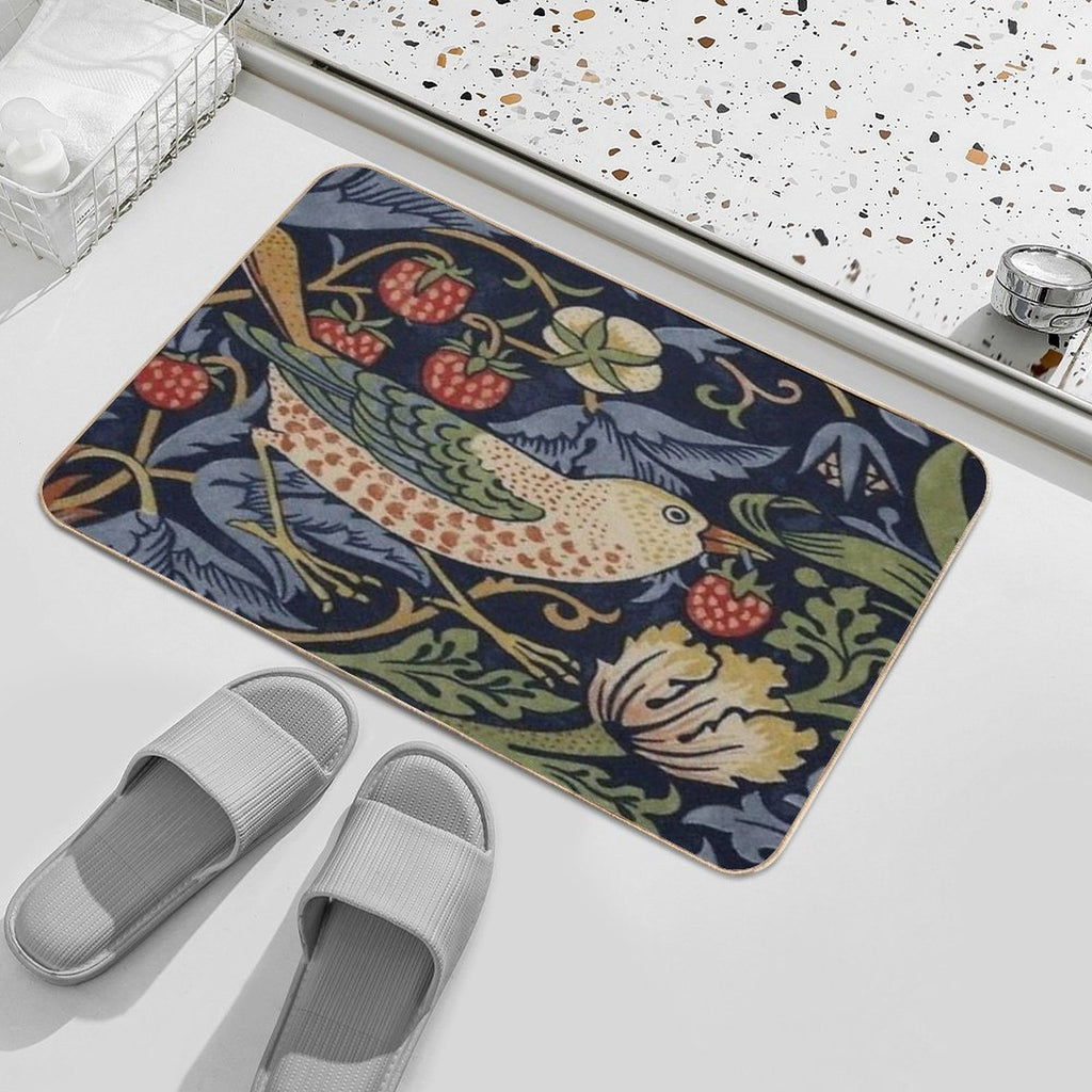 Strawberry Thie - William Morris  Long-Lasting Bath Mat