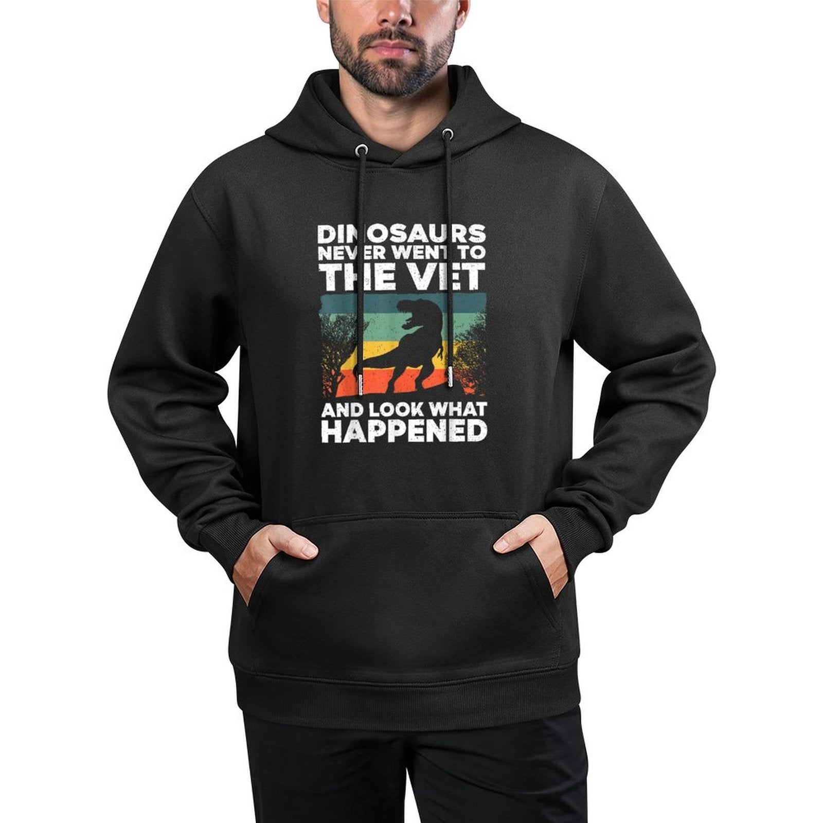 Funny Veterinary Art For Men Women Kids Veterinarian Lovers Kangaroo Pocket Hoodie