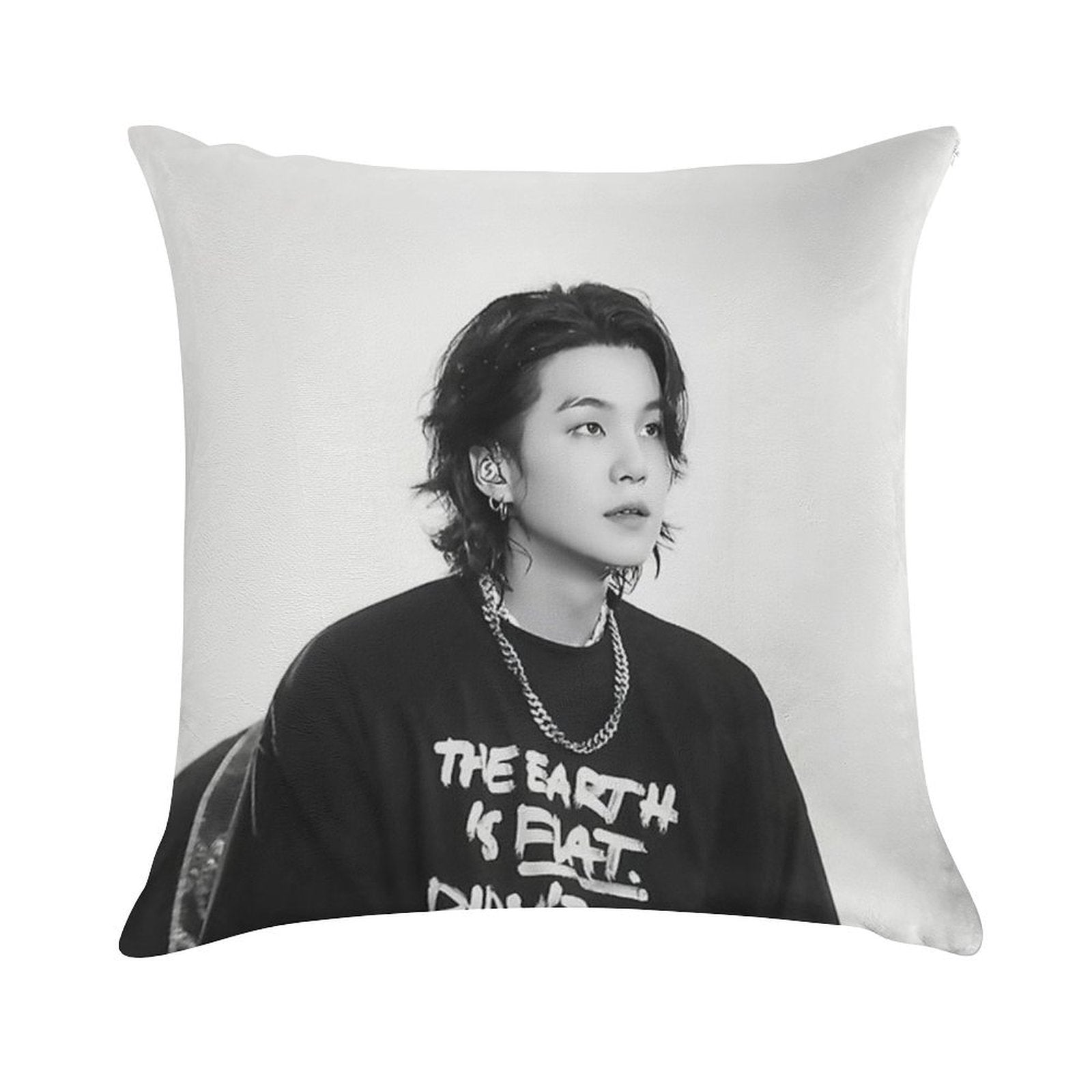 Yoongi Concert Soft Skin-Friendly Throw Pillow