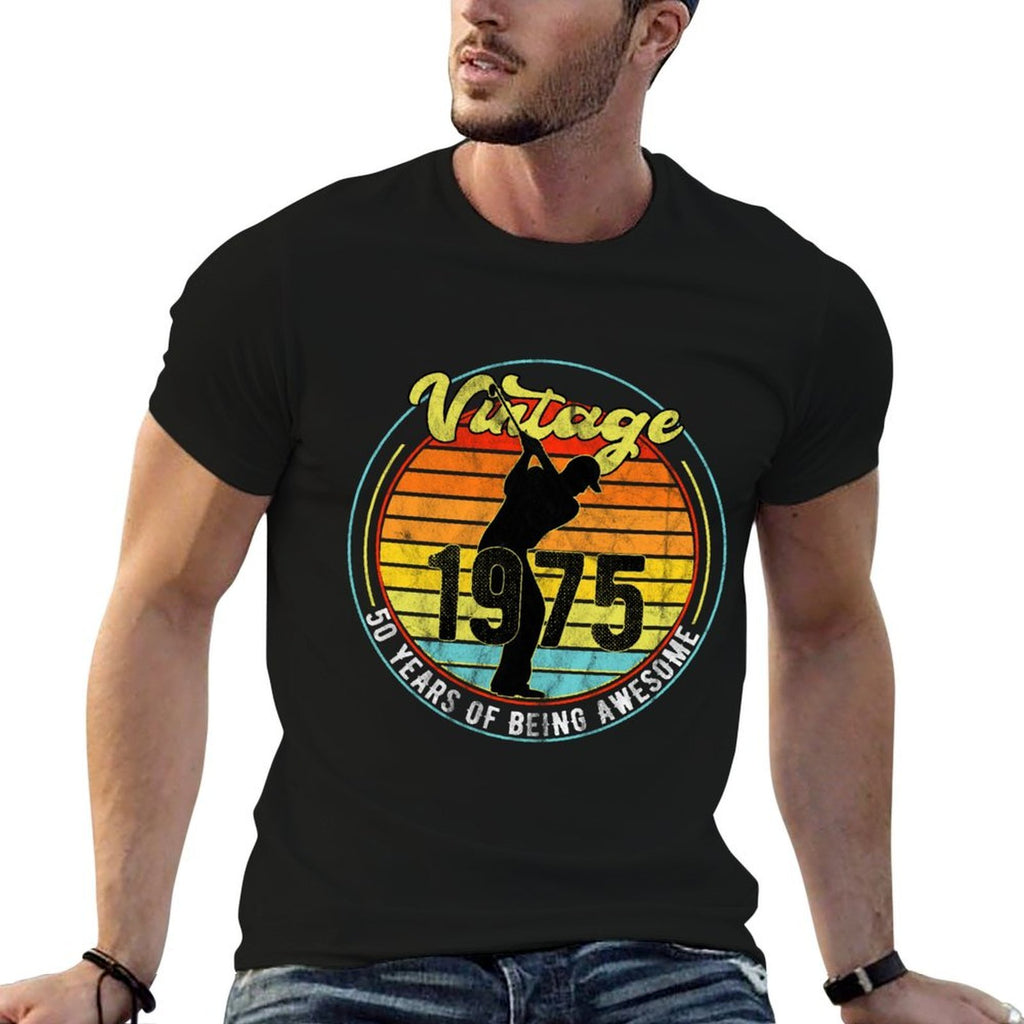 50 Year Old Vintage Golf Golfer 1975 50th Birthday  Versatile T-Shirt