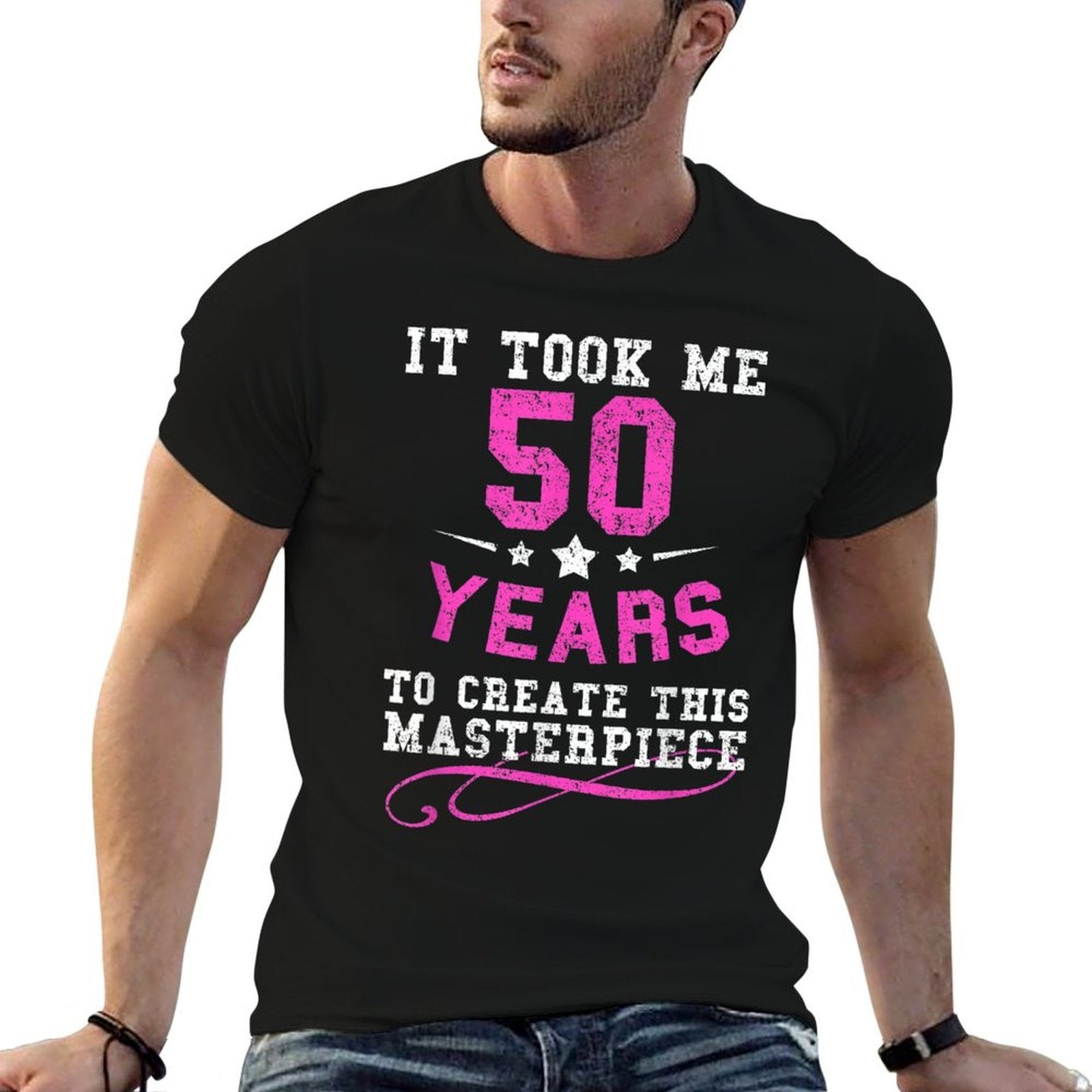 Funny 50th Birthday Gift Idea for Women  Vintage-inspired T-Shirt