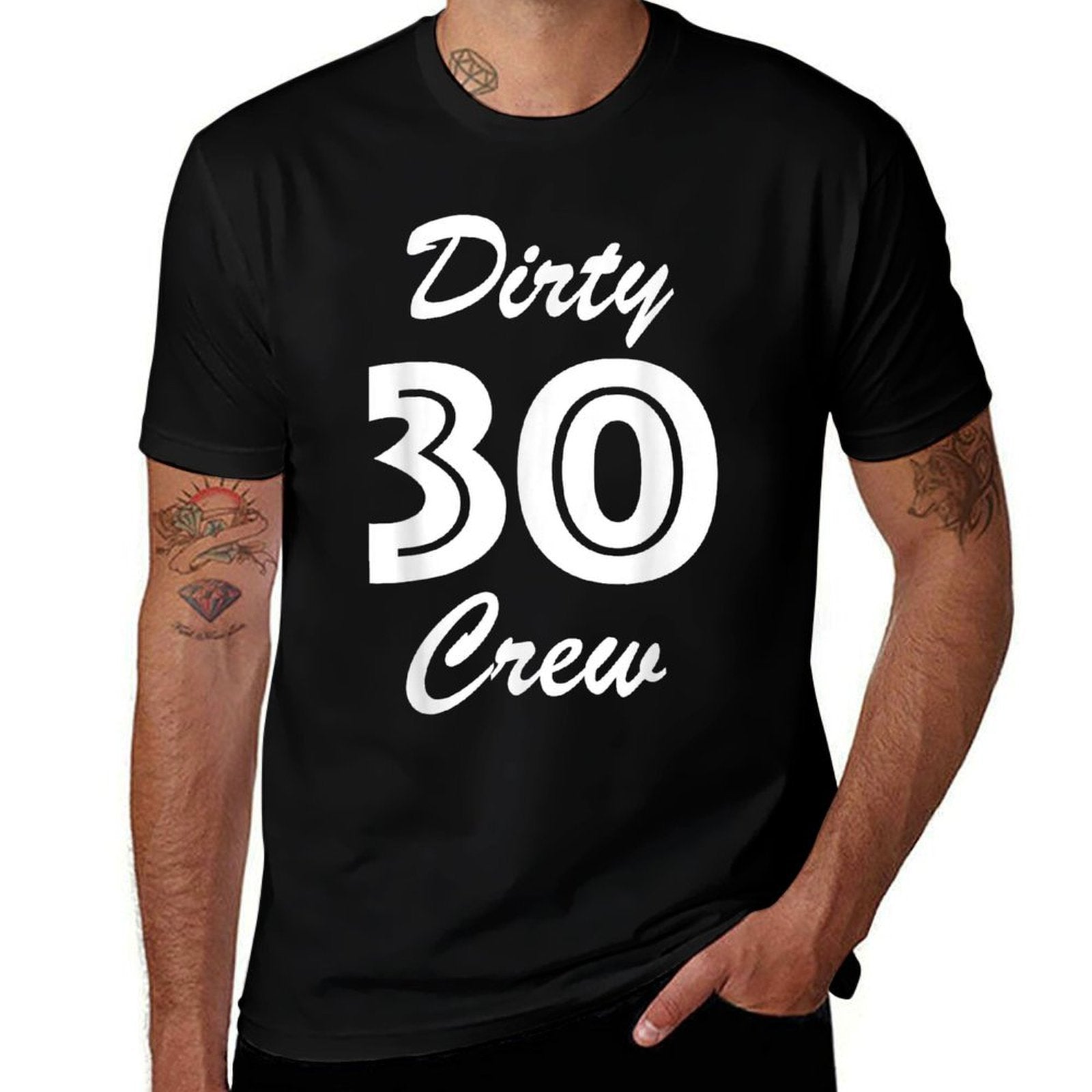 30th Birthday - Thirty Crew Dirty Thirty  Graphic-printed T-Shirt