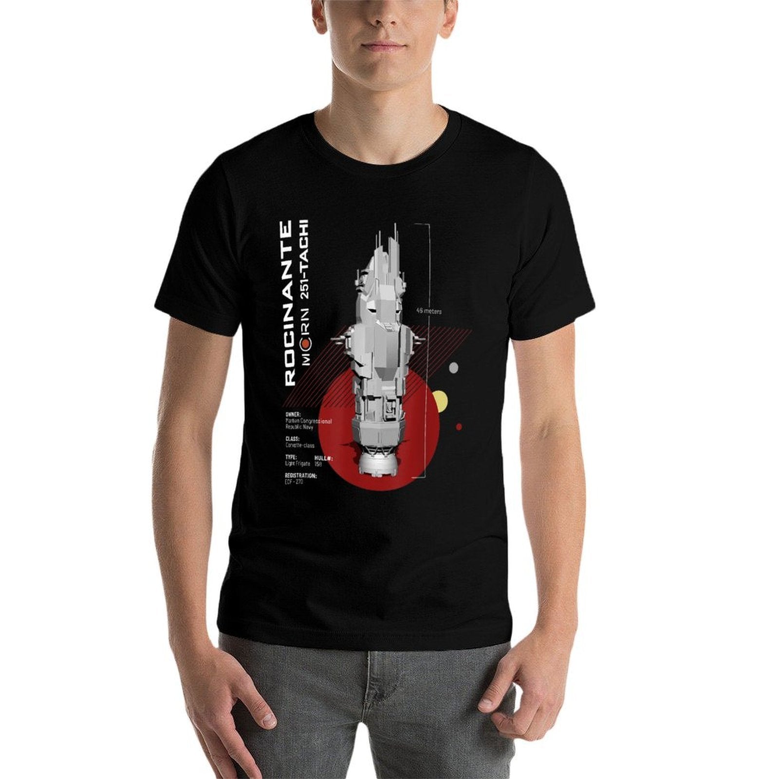 The Expanse Rocinante Ship  Versatile T-Shirt