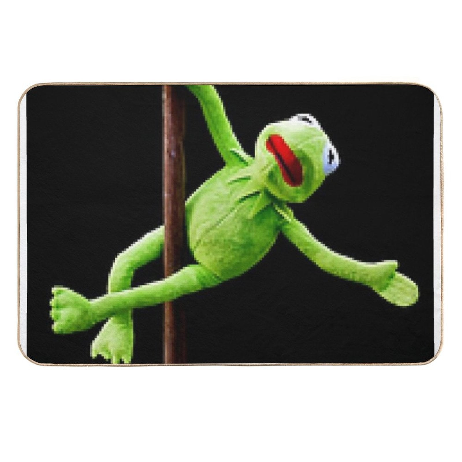 Kermit Pole Dancing  Non-Slip Bath Mat