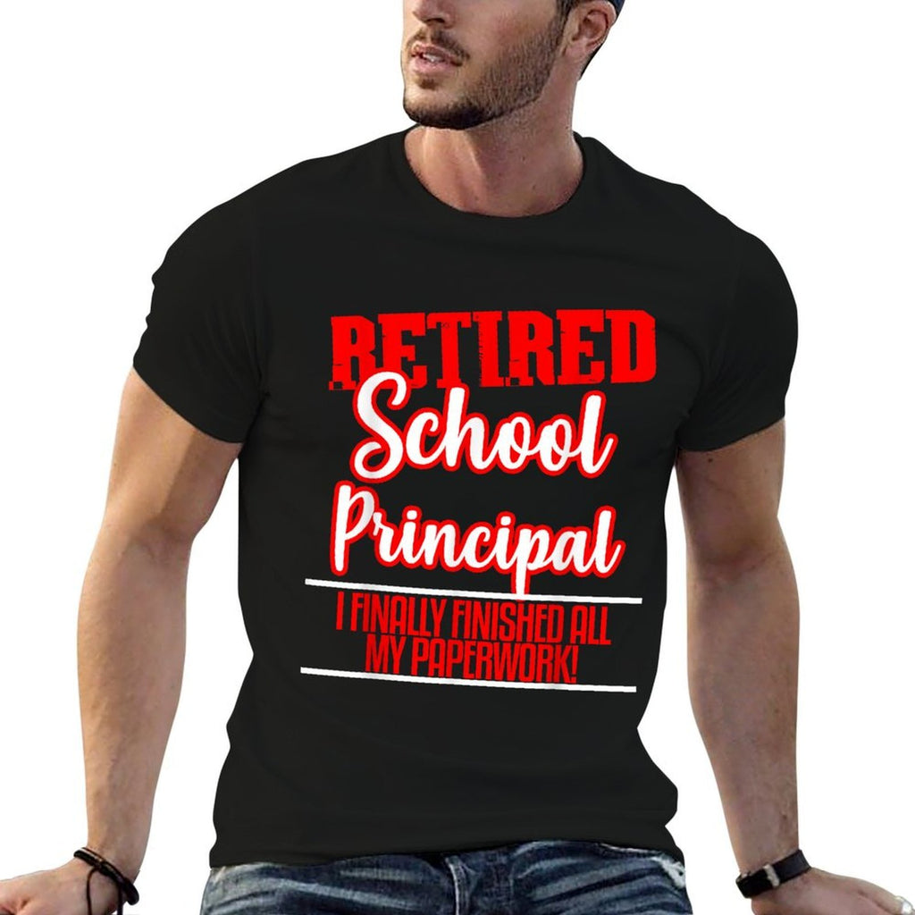 Principal Retirement Gift Retiring Boss Coworker  Easy-care T-Shirt