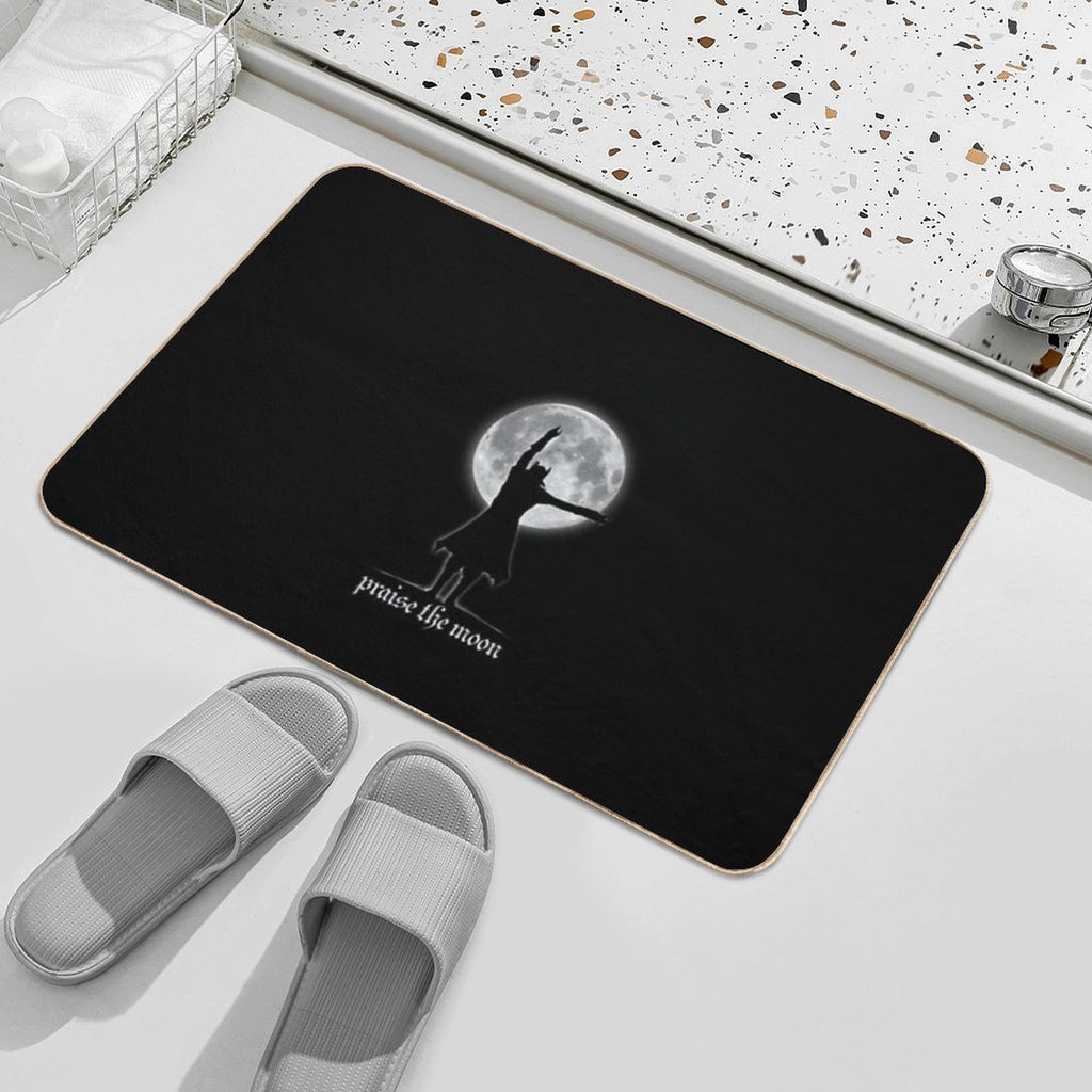 Praise The Moon  Non-Slip Bath Mat