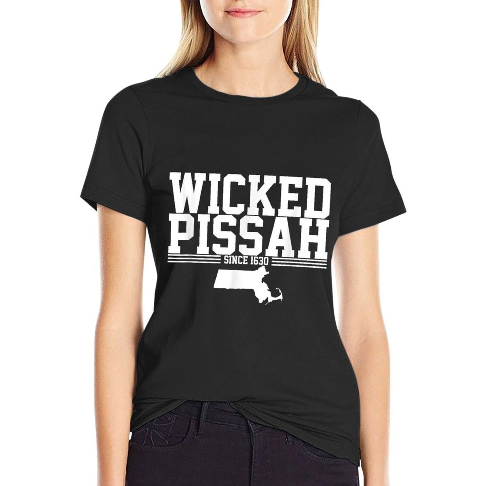Wicked Pissah Massachusetts Since 1630  Soft T-Shirt