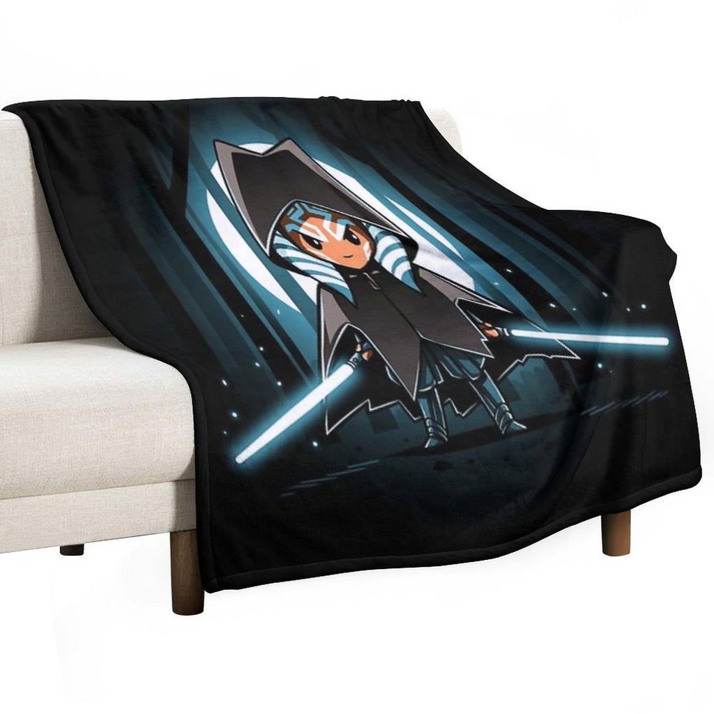Ahsoka Tano Velvety-soft Throw Blanket