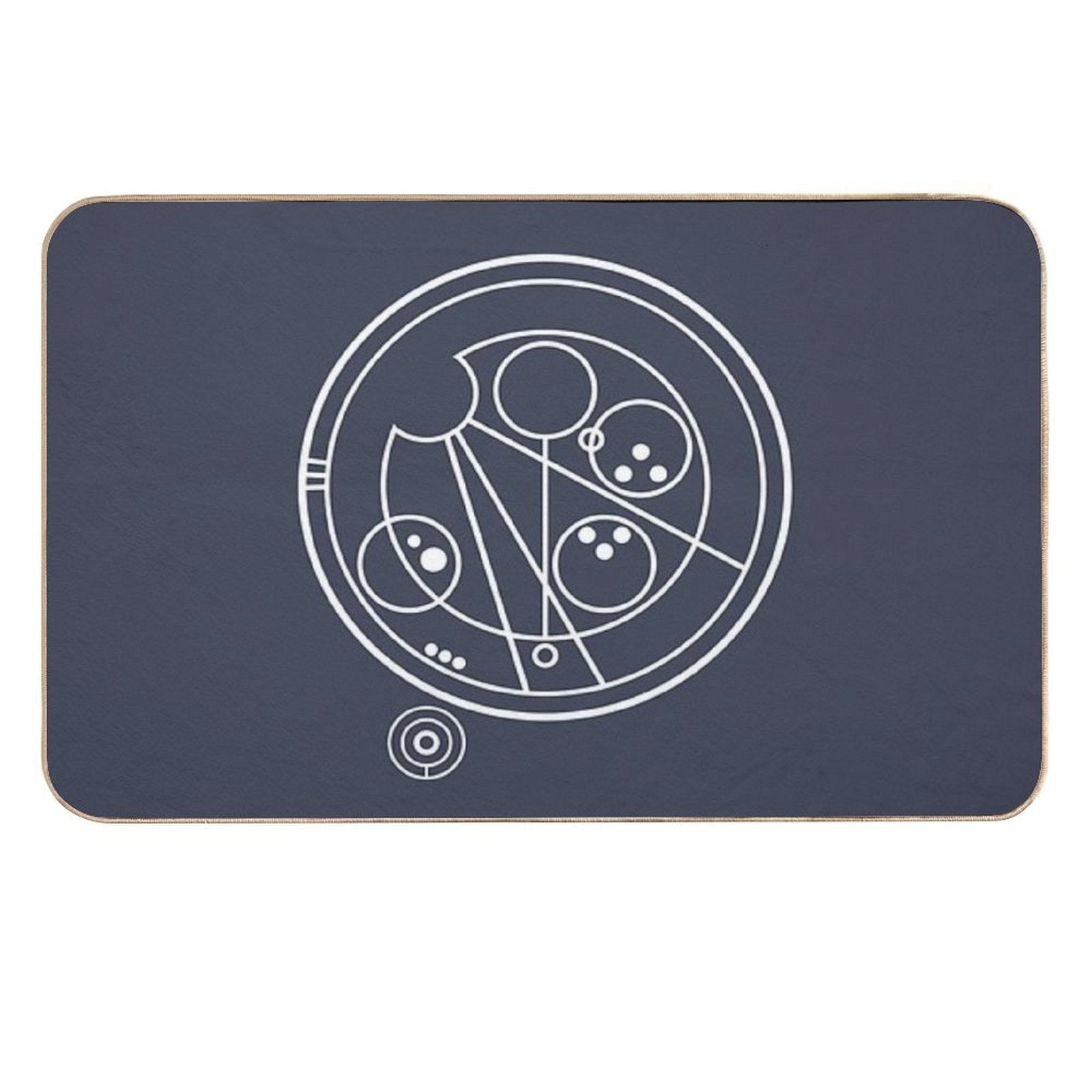 Allons-y! White  Versatile Bath Mat