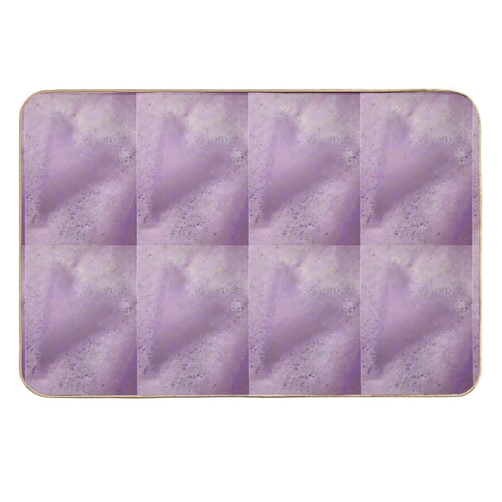 Bubbles Lavender  Slip-Resistant Bath Mat