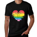 Kindness Equality Diversity Rainbow Heart Pride Gift  Slim-fit Cut T-Shirt
