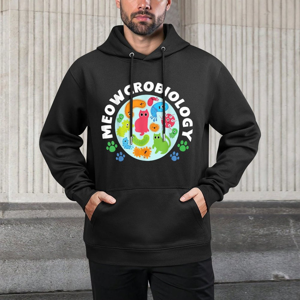 Meowcrobiology Microbiology Cats Science Biology Easy Care Hoodie