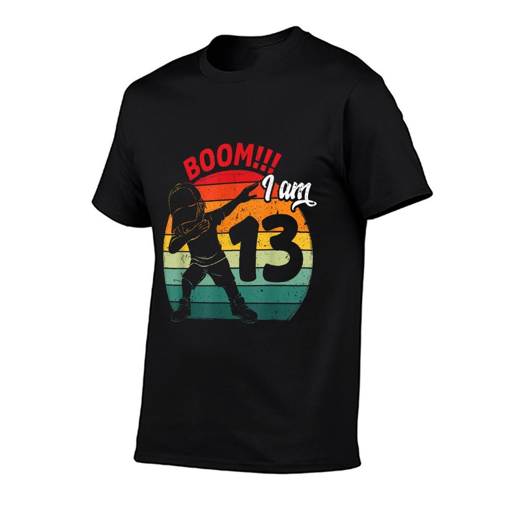 Dabbing Boy 13th Birthday Party 13 Thirteen Years Old Kids  Graphic-printed T-Shirt