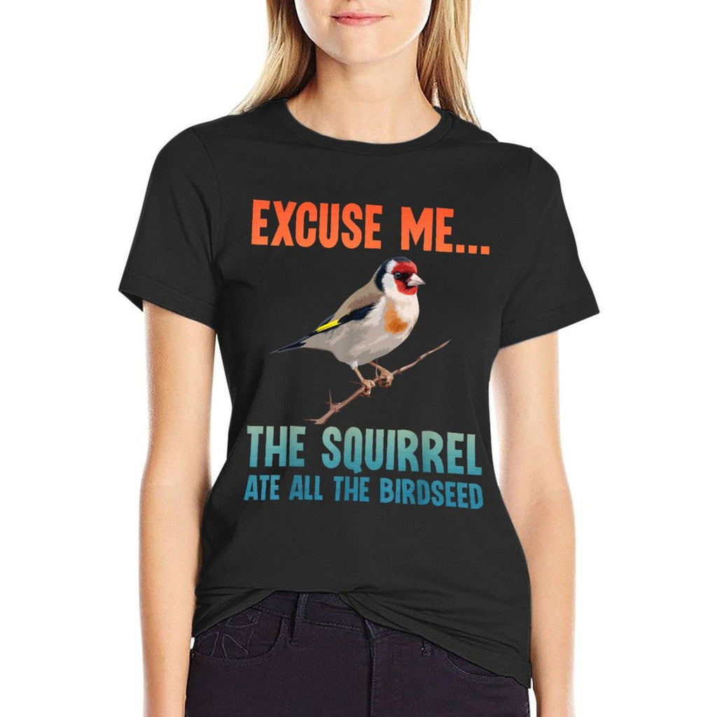 Bird Art For Men Women Kid Bird Watching Birding Birdwatcher  Durable T-Shirt