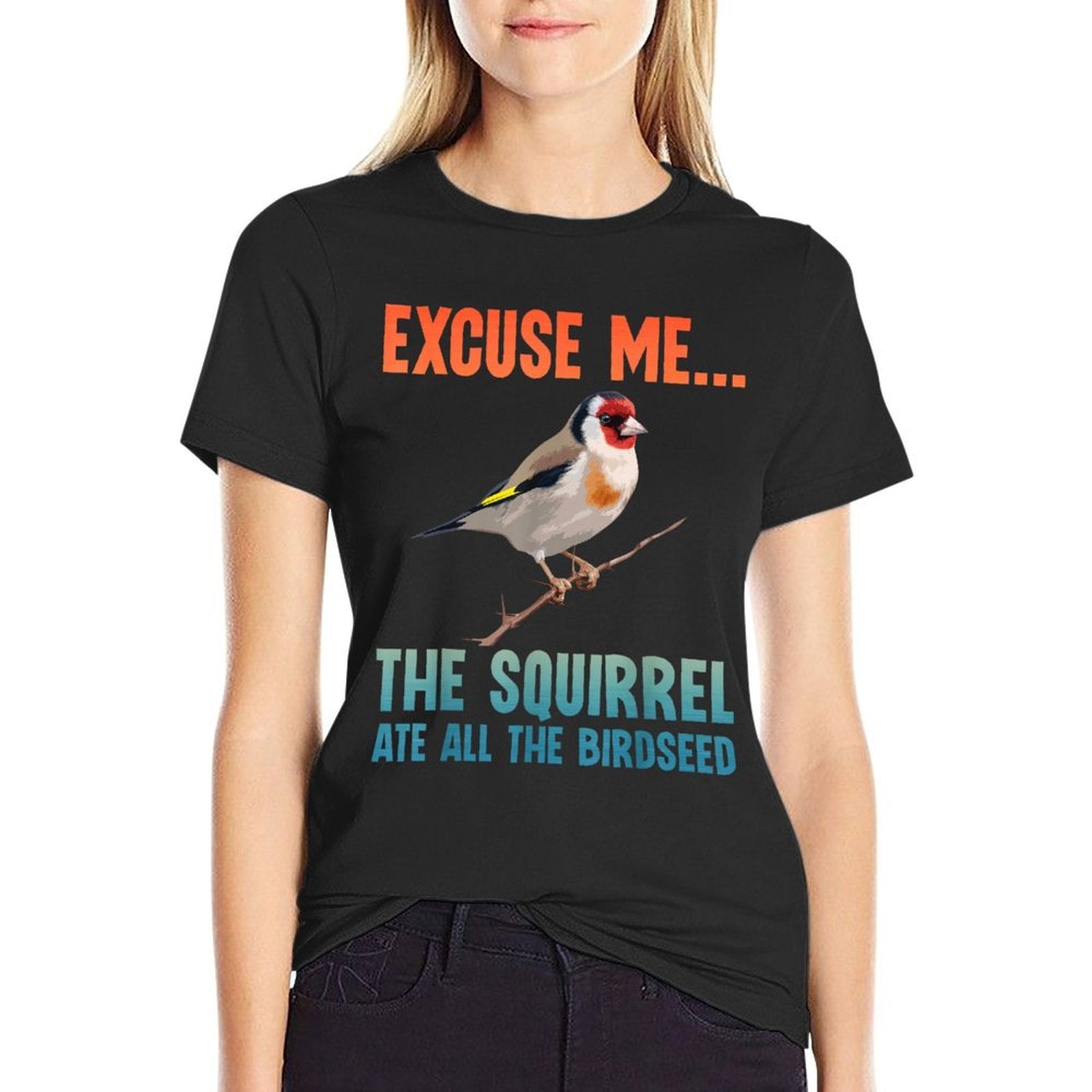 Bird Art For Men Women Kid Bird Watching Birding Birdwatcher  Durable T-Shirt