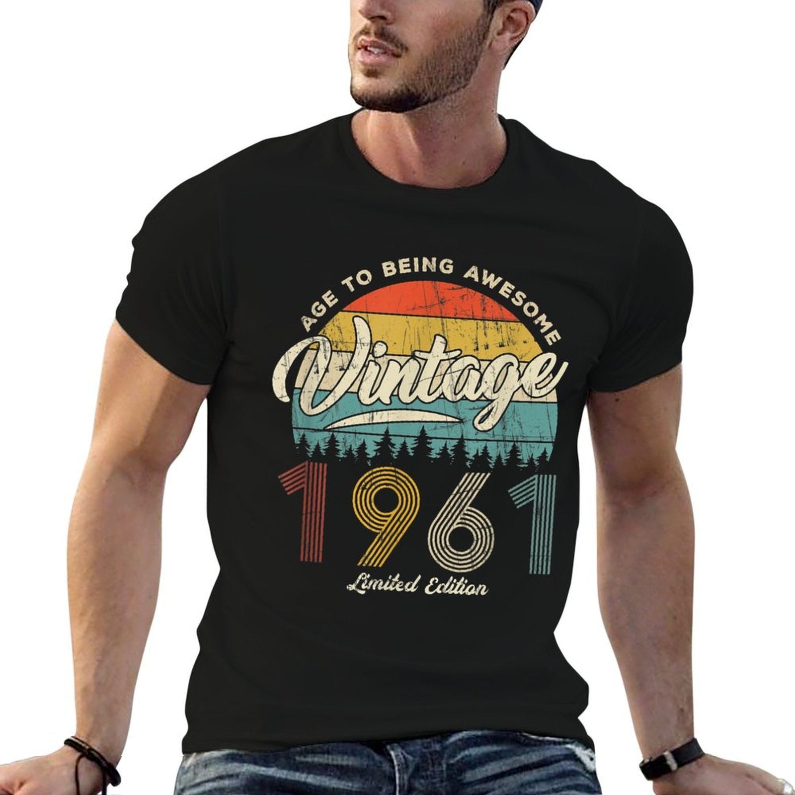 1961 Vintage Birthday Gift Happy 60th Birthday Comfortable T-Shirt