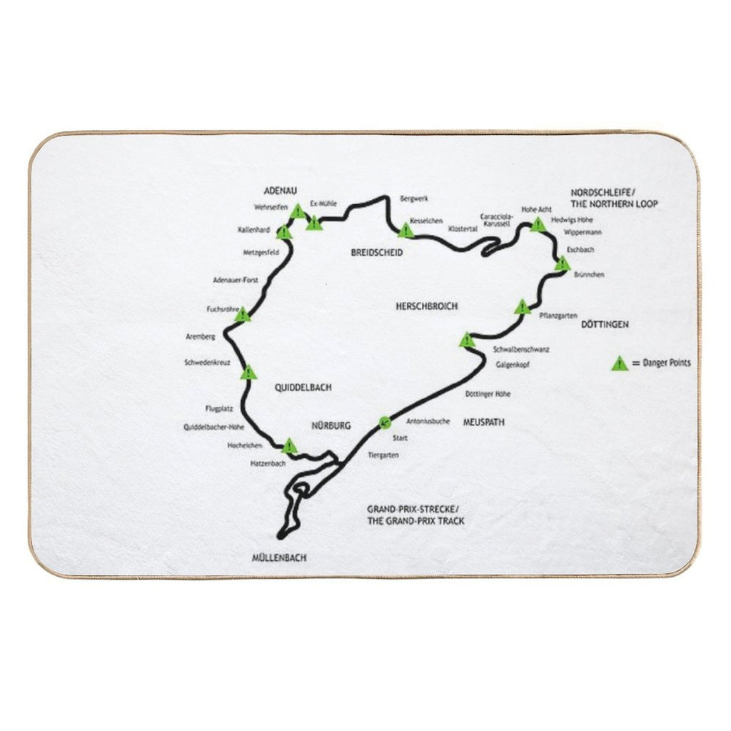 The Green Hell  Non-Slip Bath Mat