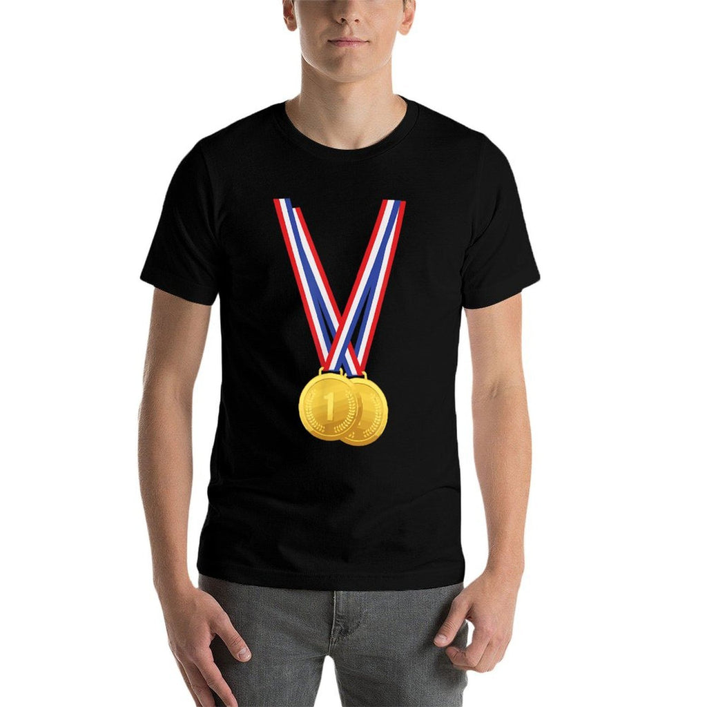 Gold Medals - Funny for Winners And Champions  Versatile T-Shirt