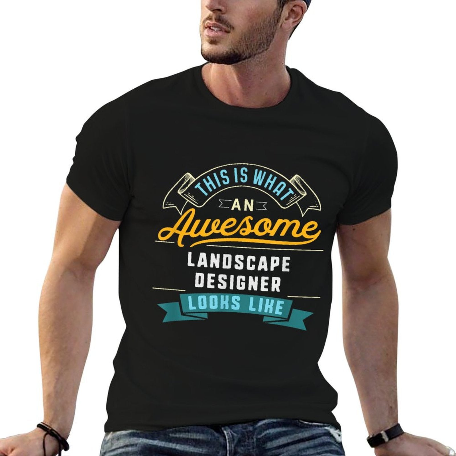 Funny Landscape Designer Awesome Job Occupation  Stretchy T-Shirt