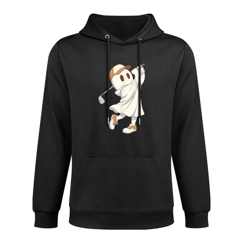 Funny Golf Costume Halloween Ghost Playing Graphic Breathable Fabric Hoodie