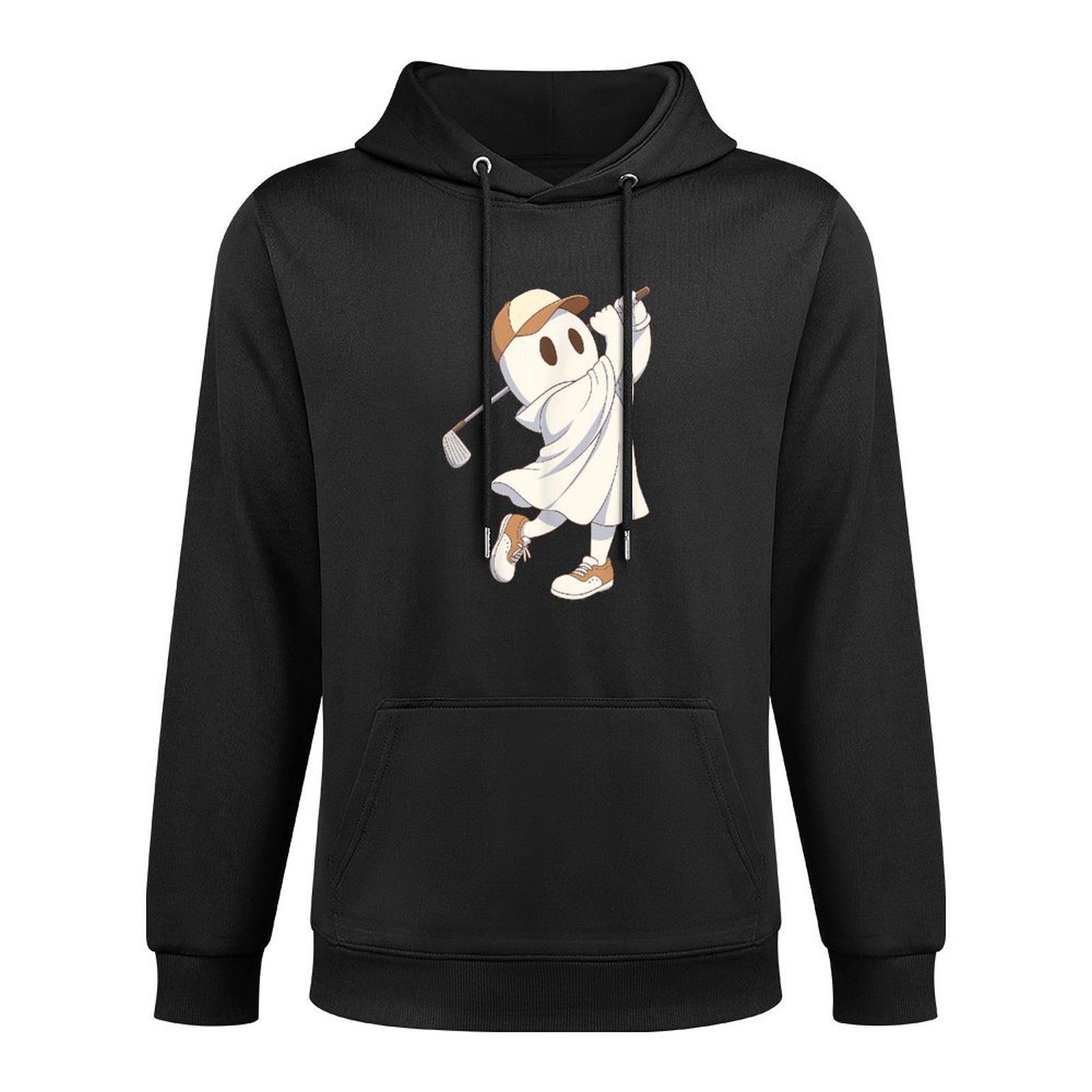 Funny Golf Costume Halloween Ghost Playing Graphic Breathable Fabric Hoodie