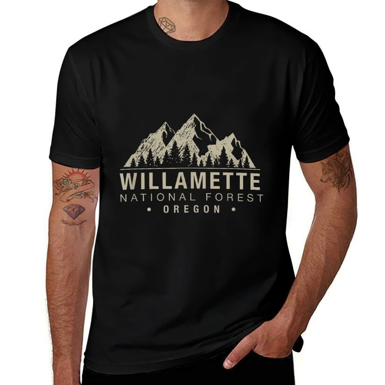 Willamette National Forest Oregon Comfortable T-Shirt