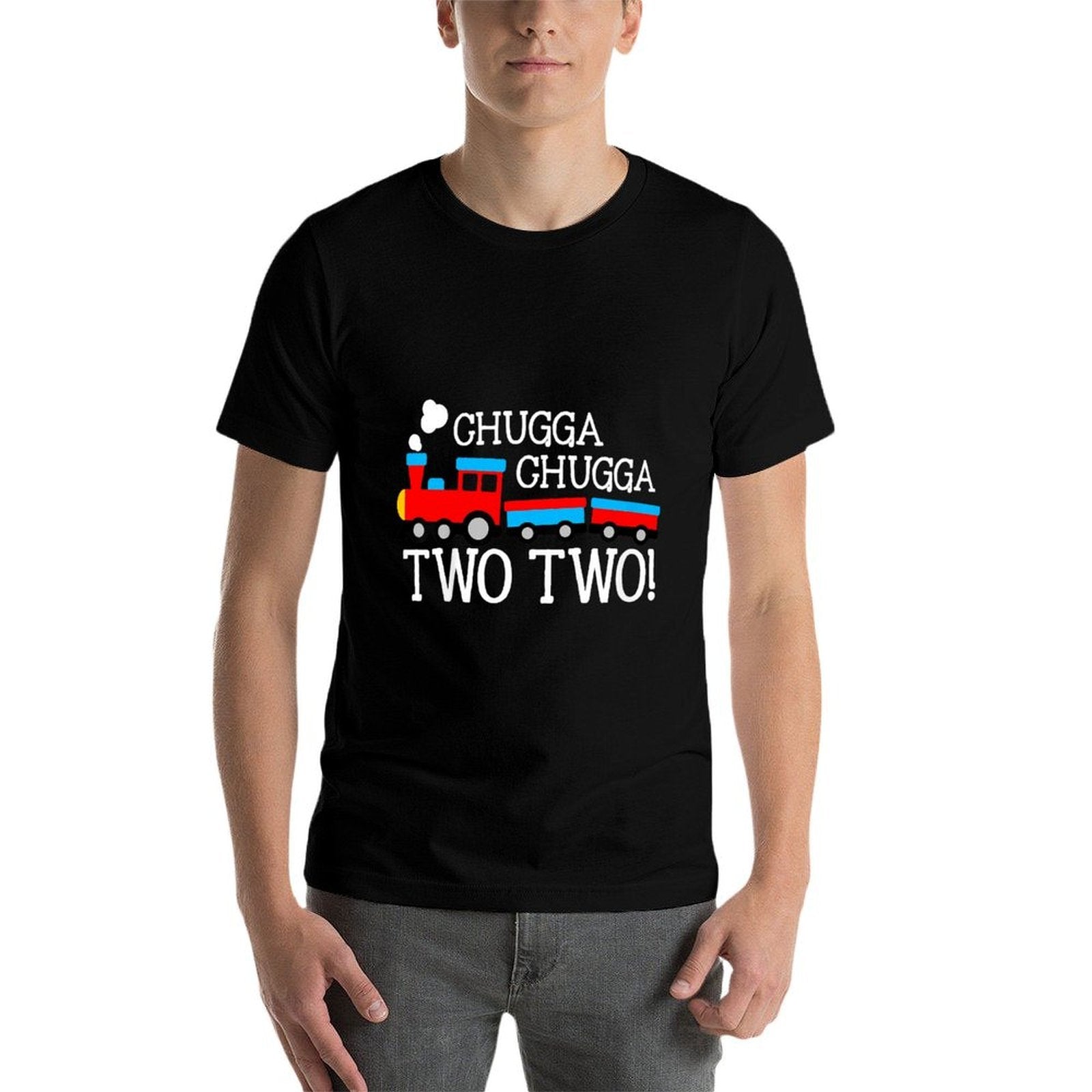 2nd Birthday Boy Train Chugga Chugga Two Two Toddler  Relaxed-fit T-Shirt
